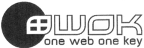 wok one web one key Logo (DPMA, 03/04/2010)