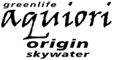 greenlife aquiori origin skywater Logo (DPMA, 15.12.2011)