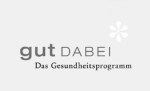 gut DABEI Das Gesundheitsprogramm Logo (DPMA, 10.10.2012)