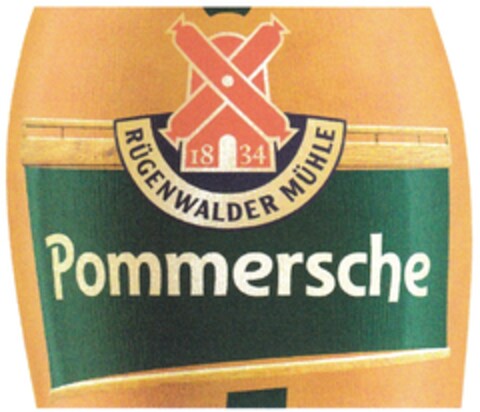 1834 RÜGENWALDER MÜHLE Pommersche Logo (DPMA, 07/18/2012)