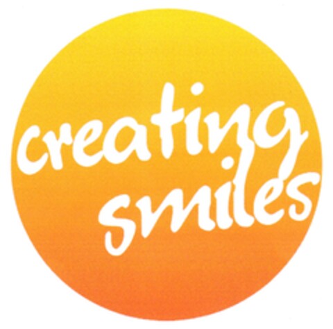 creating smiles Logo (DPMA, 09.08.2012)