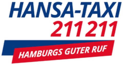 HANSA-TAXI 211 211 HAMBURGS GUTER RUF Logo (DPMA, 08/25/2014)