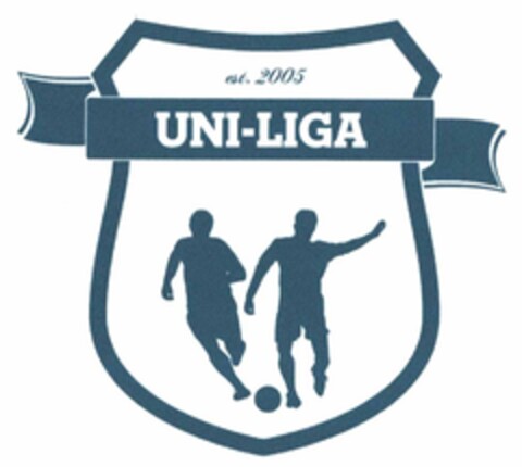 UNI-LIGA est. 2005 Logo (DPMA, 21.01.2016)