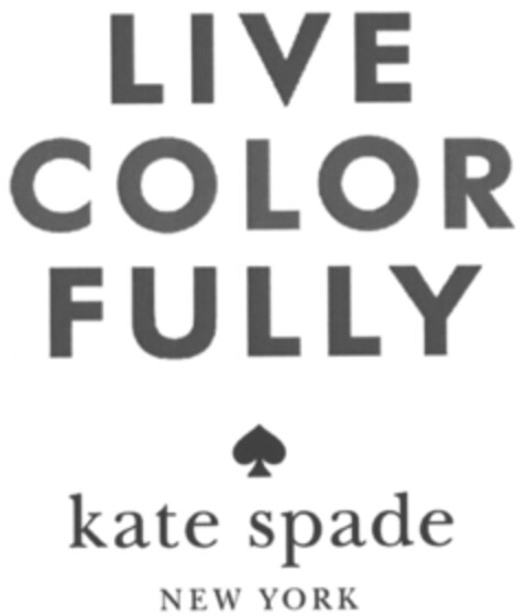 LIVE COLOR FULLY kate spade NEW YORK Logo (DPMA, 24.08.2016)