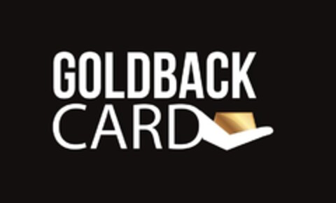 GOLDBACK CARD Logo (DPMA, 26.06.2017)