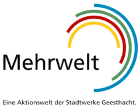 Mehrwelt Eine Aktionswelt der Stadtwerke Geesthacht. Logo (DPMA, 07.06.2019)