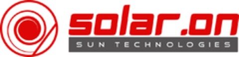 solar.on SUN TECHNOLOGIES Logo (DPMA, 22.10.2023)