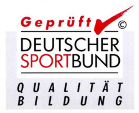 Geprüft DEUTSCHER SPORTBUND Logo (DPMA, 12/16/2002)