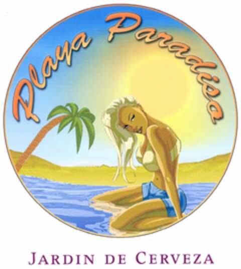 Playa Paradiso JARDIN DE CERVEZA Logo (DPMA, 06/25/2004)