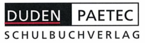 DUDEN PAETEC SCHULBUCHVERLAG Logo (DPMA, 02/24/2005)