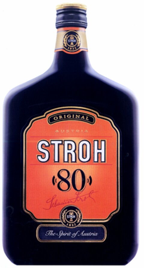 ORIGINAL AUSTRIA STROH 80 Logo (DPMA, 03/17/2005)