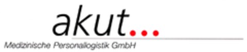 akut Medizinische Personallogistik GmbH Logo (DPMA, 13.08.2007)