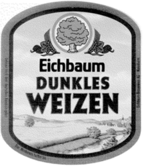 Eichbaum DUNKLES WEIZEN Logo (DPMA, 12/19/1994)