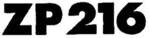 ZP 216 Logo (DPMA, 01/01/1995)