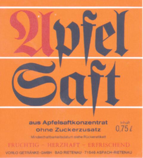 ApfelSaft Logo (DPMA, 16.01.1995)