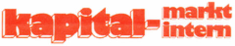 kapital-markt intern Logo (DPMA, 30.06.1995)