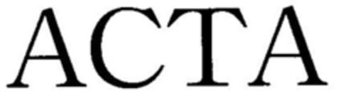 ACTA Logo (DPMA, 26.01.1998)