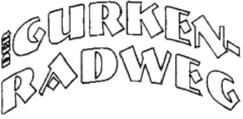 DER GURKENRADWEG Logo (DPMA, 20.11.1998)