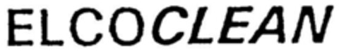 ELCOCLEAN Logo (DPMA, 12/15/1999)