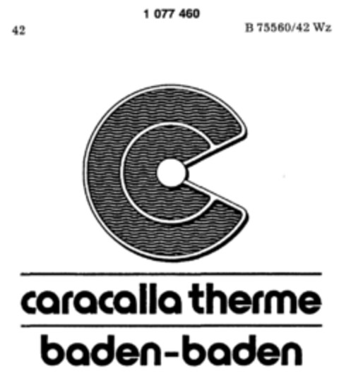 caracalla therme baden-baden Logo (DPMA, 18.10.1984)