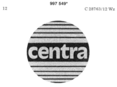 centra Logo (DPMA, 28.09.1979)