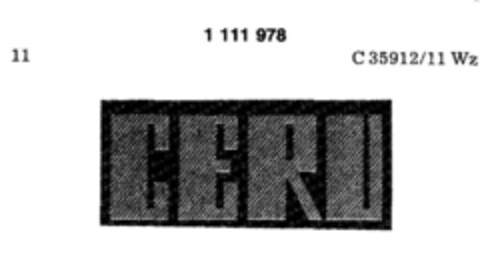 CERU Logo (DPMA, 12.12.1986)