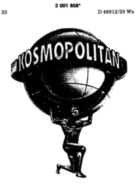 KOSMOPOLITAN Logo (DPMA, 09.02.1991)