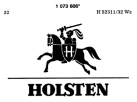 HOLSTEN Logo (DPMA, 08.02.1984)