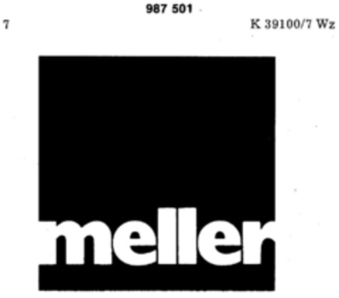 meller Logo (DPMA, 12/22/1977)