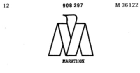 MARATHON  M Logo (DPMA, 08/10/1972)