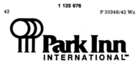 Park Inn International Logo (DPMA, 03.07.1987)