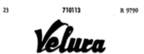 Velura Logo (DPMA, 02/07/1957)