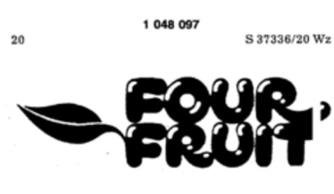 FOUR FRUIT Logo (DPMA, 23.03.1982)