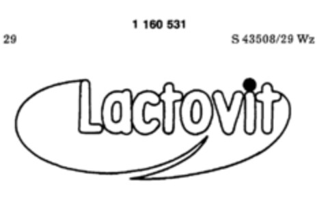 Lactovit Logo (DPMA, 03.07.1986)