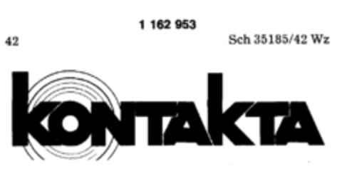 KONTAKTA Logo (DPMA, 03/29/1989)