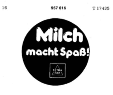 Milch macht Spaß! Logo (DPMA, 09.07.1976)