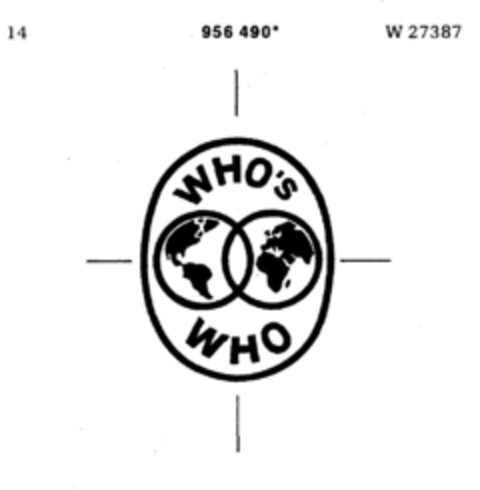 WHO'S WHO Logo (DPMA, 29.10.1976)