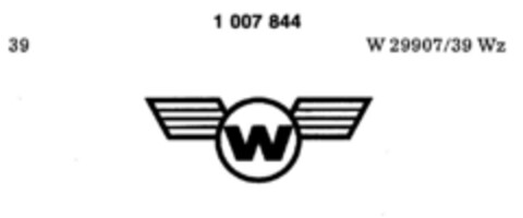 W Logo (DPMA, 10.07.1979)