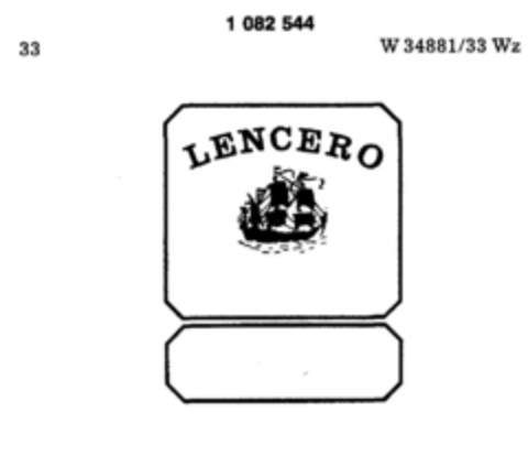LENCERO Logo (DPMA, 23.02.1985)