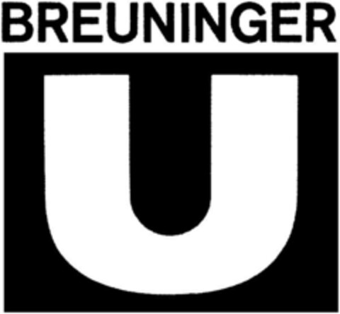 BREUNINGER U Logo (DPMA, 29.08.1990)