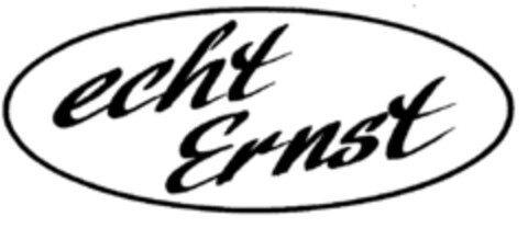 echt Ernst Logo (DPMA, 28.09.2000)