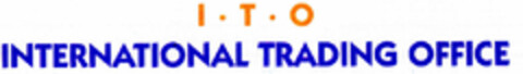 I-T-O INTERNATIONAL TRADING OFFICE Logo (DPMA, 04.07.2001)