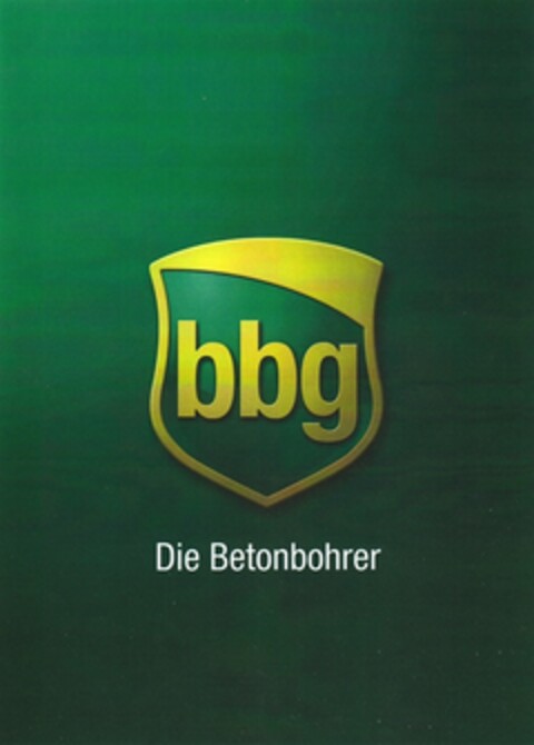 bbg Die Betonbohrer Logo (DPMA, 12.01.2010)