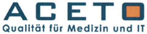 ACETO Qualität für Medizin und IT Logo (DPMA, 27.08.2015)