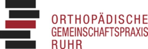 ORTHOPÄDISCHE GEMEINSCHAFTSPRAXIS RUHR Logo (DPMA, 23.12.2016)