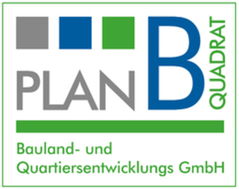 PLAN B QUADRAT Bauland- und Quartiersentwicklungs GmbH Logo (DPMA, 27.04.2022)