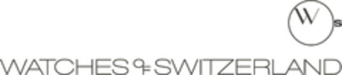 W s WATCHES OF SWITZERLAND Logo (DPMA, 30.05.2022)