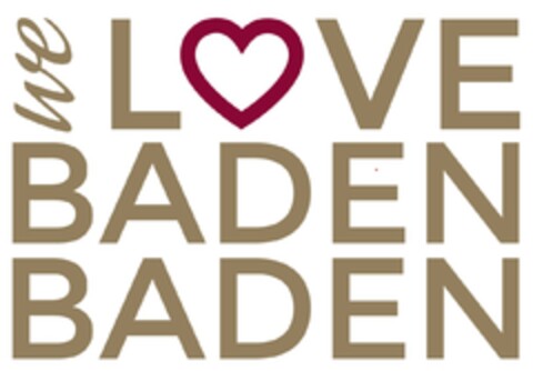 we LOVE BADEN BADEN Logo (DPMA, 26.03.2024)