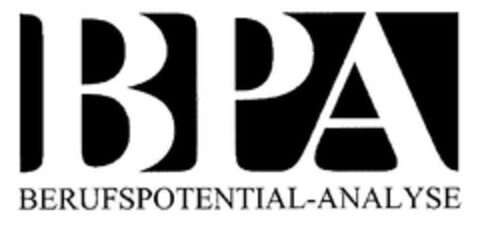 BPA BERUFSPOTENTIAL-ANALYSE Logo (DPMA, 08/30/2002)