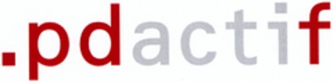 .pdactif Logo (DPMA, 16.04.2004)